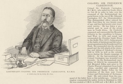 Luitenant-kolonel Sir Frederick Carrington, KCMG door Julius Mandes Price